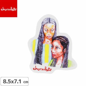 CHOCOLATE チョコレートステッカー スケボー  LOGO STICKER マルチ 8.5cm x 7.1cm NO30