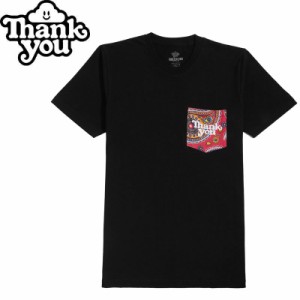 THANK YOU サンキュー スケボー Tシャツ PAISLEY POCKET TEE ブラック NO7