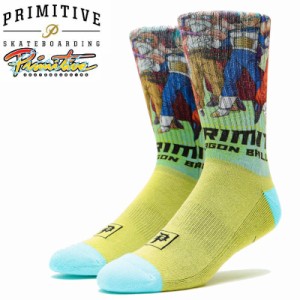 プリミティブ PRIMITIVE スケボー ソックス UNIVERSAL SURVIVAL SOCKS ドラゴンボール グリーン NO24