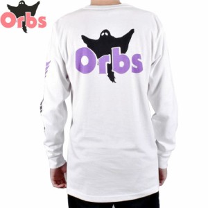 オーブス ORBS スケートボード ロンT GHOST FADE LONG SLEEVE TEE ホワイト NO13