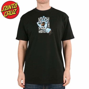 サンタクルズ SANTA CRUZ スケボー Tシャツ FLIER HAND S/S REG TEE ブラック スクリーミング ハンド NO129