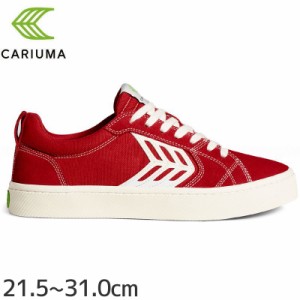 CARIUMA カリウマ スケートボード シューズ CATIBA PRO SKATE スウェード キャンバス レッド x アイボリー NO9