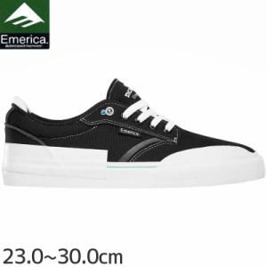 エメリカ EMERICA スケート シューズ DICKSON BLACK/WHITE SHOES キャンバス ブラック/ホワイト NO204