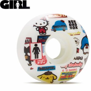 GIRL SKATEBOARD ガール スケートボード ウィール SANRIO TOKYO STAPLE WHEELS 99A 52mm NO58