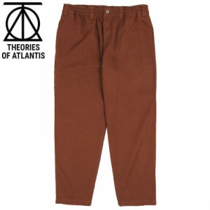 THEORIES セオリーズ スケボー パンツ STAMP LOUNGE PANTS RUST レンガブラウン NO9