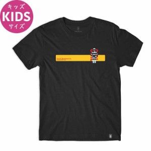 GIRL ガールスケートボード キッズ Tシャツ KNOCKOUT YOUTH TEE ブラック NO8