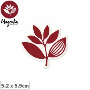 MAGENTA マゼンタ スケボー ステッカー PLANT STICKER BURGUNDY バーガンディ 5.2 x 5.5cm NO13