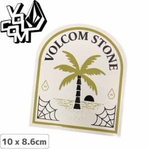 ボルコム VOLCOM ステッカー #401 STICKER 浜辺 ゴールドxブラック 10 x 8.6cm NO485