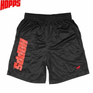 HOPPS ホップス スケボー ショート パンツ BIGHOPPS BBALL SHORTS バスケットボール ショーツ ブラック NO2