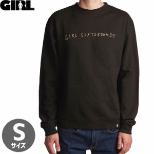 GIRL ガールスケートボード スウェット Sサイズ STEF MITCHELL CREW SWEAT ブラック NO63