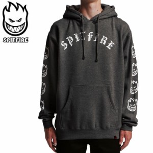 スピットファイアー SPITFIRE スケボー パーカー OLDE BGHD PULLOVER HOODIE チャコールヘザー NO38