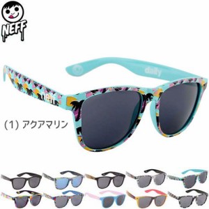 ネフ NEFF サングラス DAILY PALMS SUNGLASSES カラフルプリントフレーム アイウェア 9色 NO37