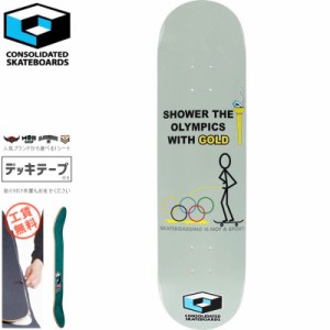 CONSOLIDATED コンソリデーテッド スケートボード デッキ SHOWER OLYMPICS DECK 7.625インチ/8.0インチ/8.125 NO20