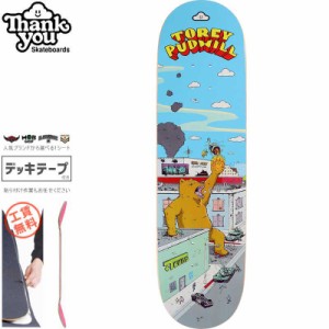 THANK YOU SKATEBOARDS サンキュー スケボー デッキ PUDWILL RAMPAGE DECK 7.75インチ NO9