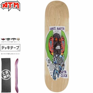 ATM CLICK エーティーエム スケボー デッキ JAMES MARTIN TERMINATOR DECK 8.0インチ ナチュラル NO18