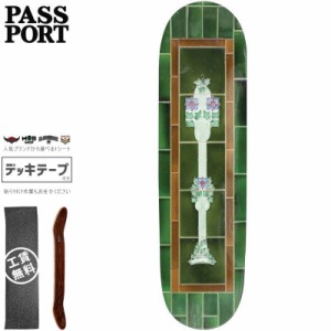 PASS~PORT パスポート スケートボード デッキ TILE LIFE GREEN DECK 8.0インチ NO32