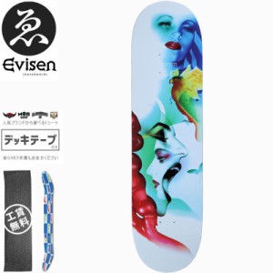 EVISEN エビセン スケートボード デッキ ゑびせん FACE DECK 8.0インチ NO113