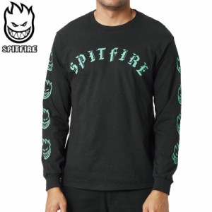 SPITFIRE スピットファイア スケボー ロンT OLD BIGHEAD SLEEVE GLOW L/S TEE ブラック NO43