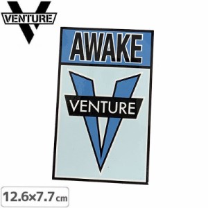 ベンチャー VENTURE スケボー ステッカー OG AWAKE STICKER ブルー/ライトブルー 12.6cm x 7.7cm NO38