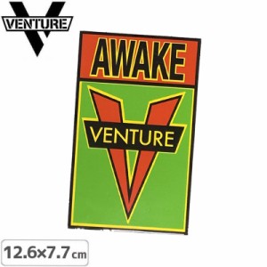 ベンチャー VENTURE スケボー ステッカー OG AWAKE STICKER ラスタカラー 12.6cm x 7.7cm NO39