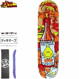 WORLD INDUSTRIES ワールドインダストリー ズ スケボー デッキ FLAMEBOY FIRESAUCE DECK 8.1インチ/8.25インチ NO23