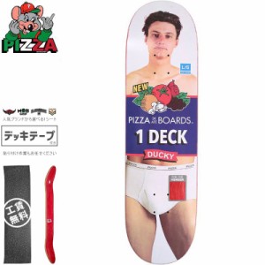 PIZZA SKATEBOARDS ピザ スケートボード デッキ BRIEFS DECK 8.75インチ レッド NO2