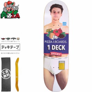 PIZZA SKATEBOARDS ピザ スケートボード デッキ BRIEFS DECK 8.75インチ イエロー NO4
