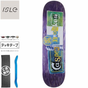 ISLE アイル スケボー デッキ BROOKER PUB SERIES DECK 8.5インチ パープル NO28