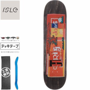 ISLE アイル スケボー デッキ JONES PUB SERIES DECK 8.375インチ ブラック NO40