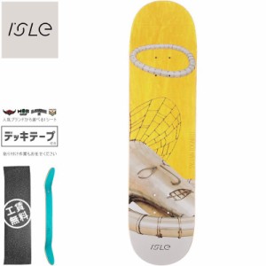 ISLE アイル スケボー デッキ TOGNELLI KIRA FREIJE ARTIST SERIES DECK 8.0インチ イエロー NO50