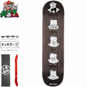 PIZZA SKATEBOARDS ピザ スケートボード デッキ VIEIRA FEELINGS DECK ブラック 8.0インチ NO9