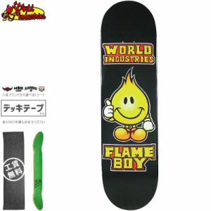 WORLD INDUSTRIES ワールドインダストリー ズ スケボー デッキ SOLID GOLD FLAME BOY DECK 8.25インチ NO28