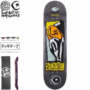 ファンデーション FOUNDATION スケボー デッキ MERLINO NO WAY DECK 8.2インチ NO77