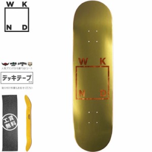 ウィークエンド WKND スケボー デッキ GOLD PLATED LOGO DECK 7.75インチ/8.25インチ/8.375インチ NO44