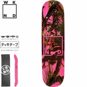 ウィークエンド WKND スケボー デッキ CAMO LOGO DECK 8.0インチ/8.125インチ/8.25インチ ピンク NO47