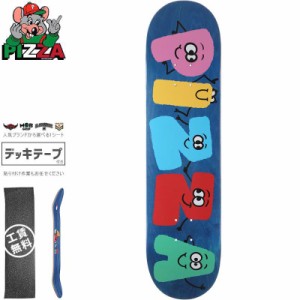 PIZZA SKATEBOARDS ピザ スケートボード デッキ FRENZ DECK 8.0インチ ブルー NO41
