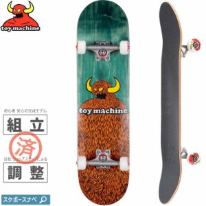 トイマシーン TOY MACHINE スケボー コンプリート FURRY MONSTER COMPLETE ターコイズグリーン 8.0インチ/8.25インチ NO61