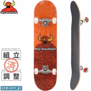 トイマシーン TOY MACHINE スケボー コンプリート FURRY MONSTER COMPLETE オレンジ 8.0インチ/8.25インチ NO63