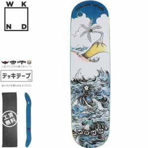 ウィークエンド WKND スケボー デッキ TAYLOR WATER DECK 8.25インチ ブルー NO74