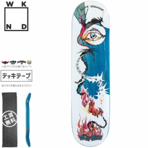 ウィークエンド WKND スケボー デッキ SCHMIDT FIRE DECK 8.25インチ ブルー NO77