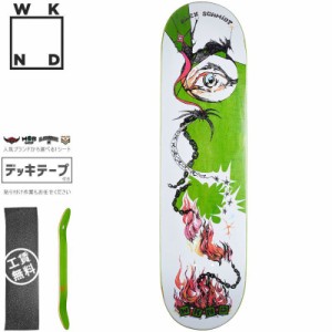 ウィークエンド WKND スケボー デッキ SCHMIDT FIRE DECK 8.25インチ グリーン NO78