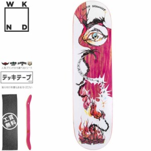 ウィークエンド WKND スケボー デッキ SCHMIDT FIRE DECK 8.25インチ ピンク NO79