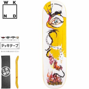 ウィークエンド WKND スケボー デッキ SCHMIDT FIRE DECK 8.25インチ イエロー NO80