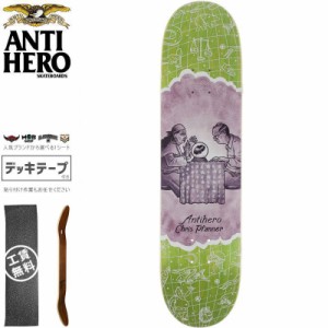 ANTI HERO アンタイヒーロー スケートボード デッキ PFANNER IT’S A SIGN DECK 8.06インチ リーフグリーン NO176