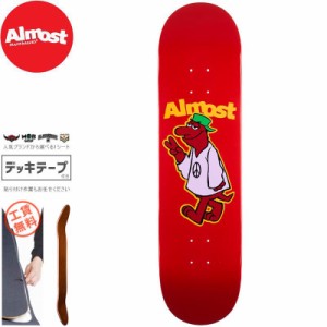 オルモスト ALMOST スケボー デッキ PEACE OUT RED HYB DECK 8.125インチ NO234