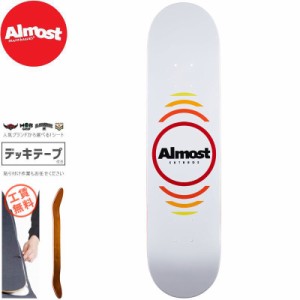 オルモスト ALMOST スケボー デッキ REFLEX WHITE HYB DECK 7.75インチ NO235