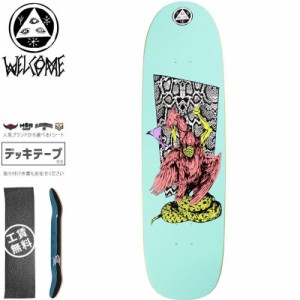 WELCOME ウェルカム スケートボード デッキ TWENTY EYES BOLINE DECK TEAL 9.25インチ オールドスクール NO39