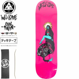 WELCOME ウェルカム スケートボード デッキ CALL MARY ON LABRYS HOT PINK DECK 8.5インチ NO48