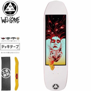 WELCOME ウェルカム スケートボード デッキ STOKER ON VIMANA WHITE DECK 8.26インチ NO53