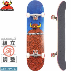 トイマシーン TOY MACHINE スケボー コンプリート FURRY MONSTER COMPLETE ブルー 8.0インチ/8.25インチ NO78